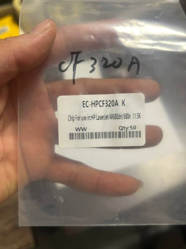 چیپ کارتریج رنگی پرینتر اچ پی M680N(1سری) — تصویر ۳
