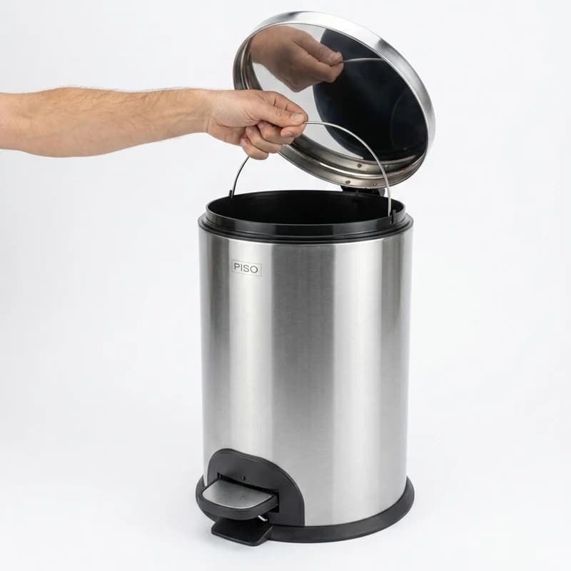 سطل زباله پدالی پیسو مدل p-20 گنجایش 20 لیتر — تصویر ۲