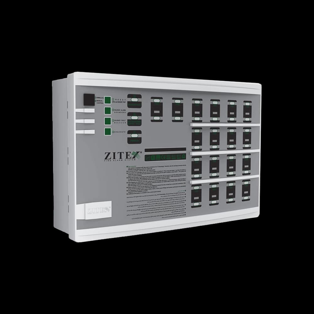 کنترل پنل اعلام حریق 16 زون پرو کد ZX-1800-16 برند زیتکس