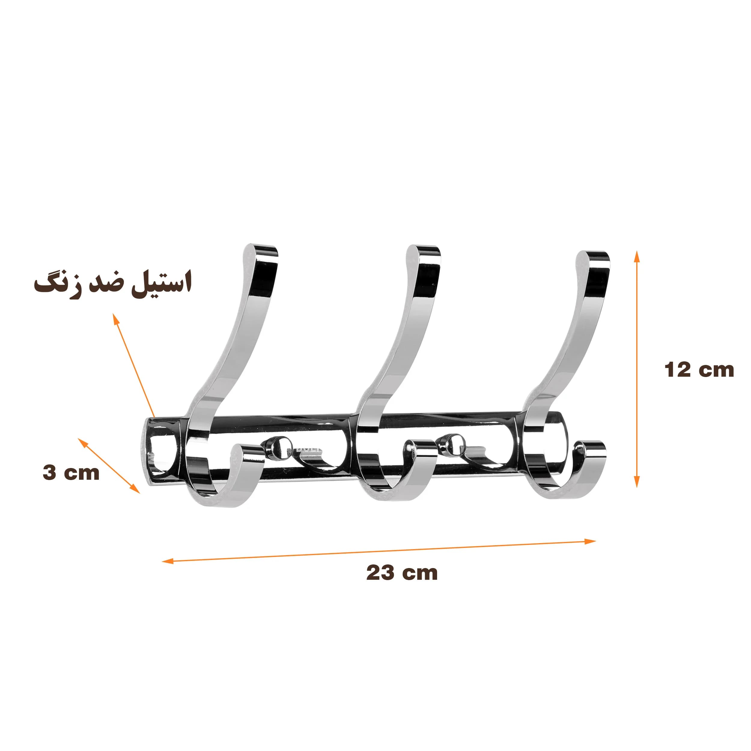 آویز لباس دلفین مدل 3-5010 — تصویر ۲