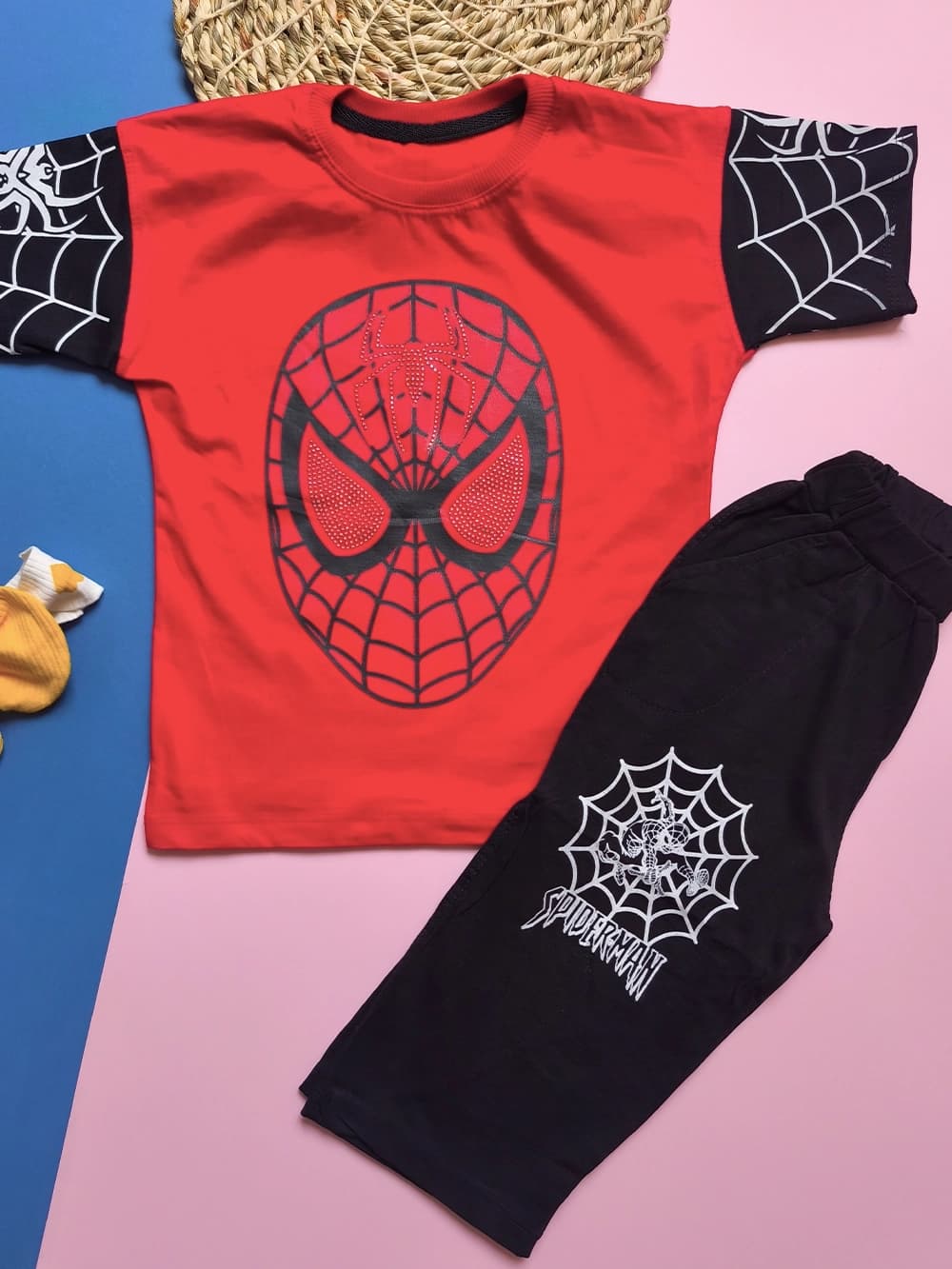 تیشرت شلوارک مرد عنکبوتی Spider Man
