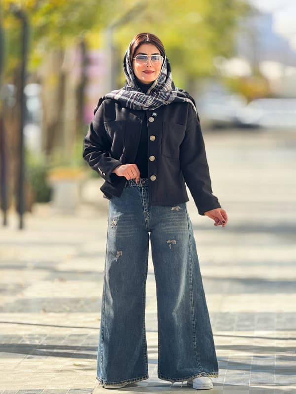 شلوار شافل سایه دار 2032