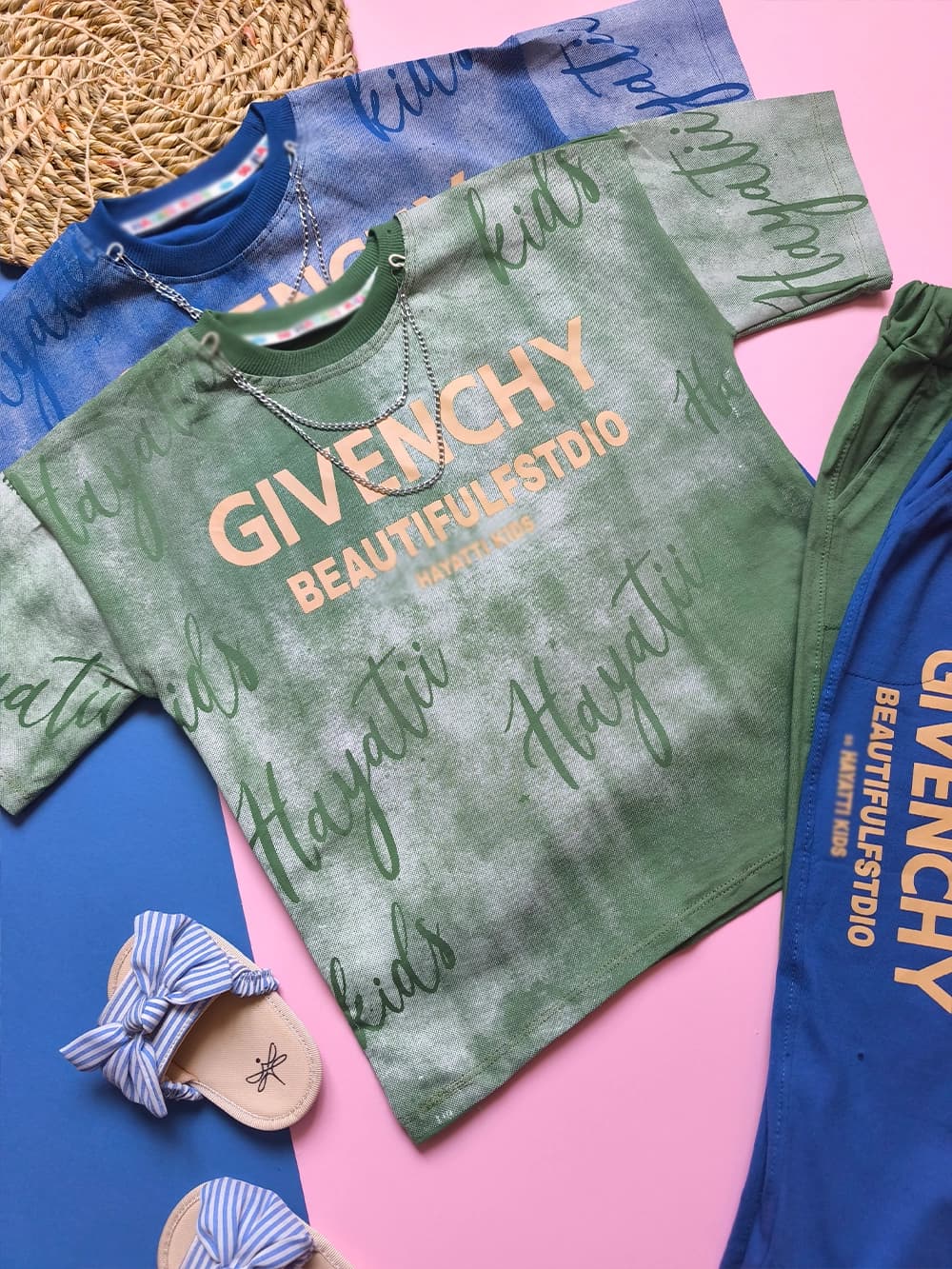 تیشرت شلوارک پسرانه دخترانه طرح Givenchy — تصویر ۲