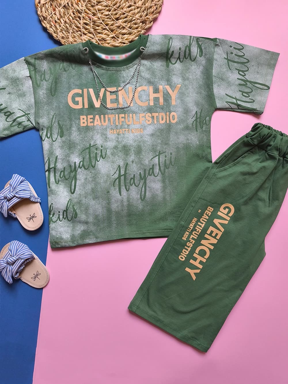 تیشرت شلوارک پسرانه دخترانه طرح Givenchy — تصویر ۷