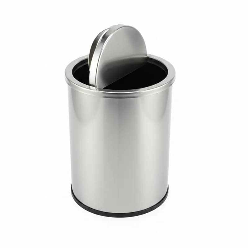 ست سطل زباله و فرچه دلفین مدل DRT-01 — تصویر ۵