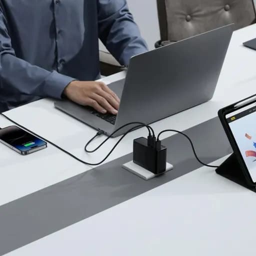 شارژر دیواری 160 وات باسئوس مدل Baseus GaN5 Pro به همراه کابل USB-C با گارانتی 24 ماهه شرکتی — تصویر ۷