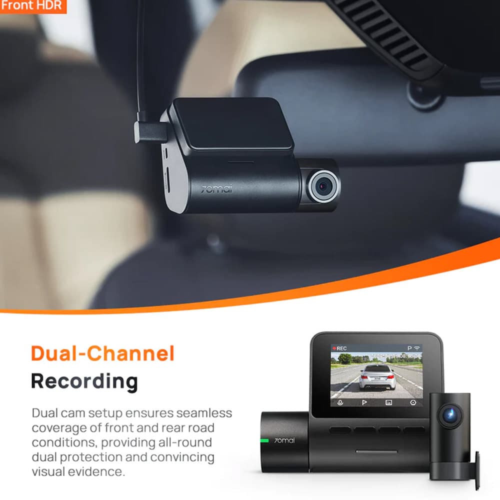دوربین خودرو مدل 70mai Dash Cam A200 — تصویر ۳