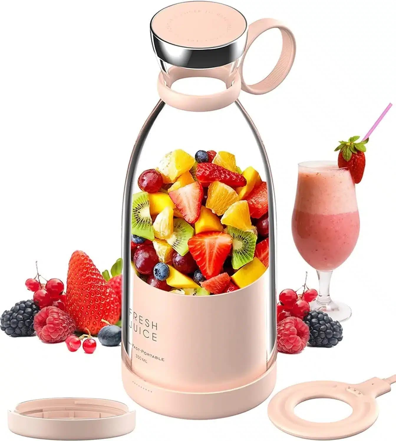 شیکر شارژی مدل FRESH JUICE گنجایش 350 میلی لیتر — تصویر ۵