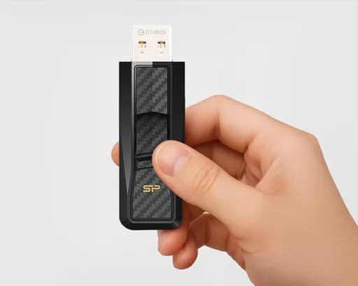 فلش مموری 64 گیگابایت سیلیکون پاور مدل Silicon Power Blaze B50 USB 3.2 با گارانتی 60 ماهه شرکتی — تصویر ۳