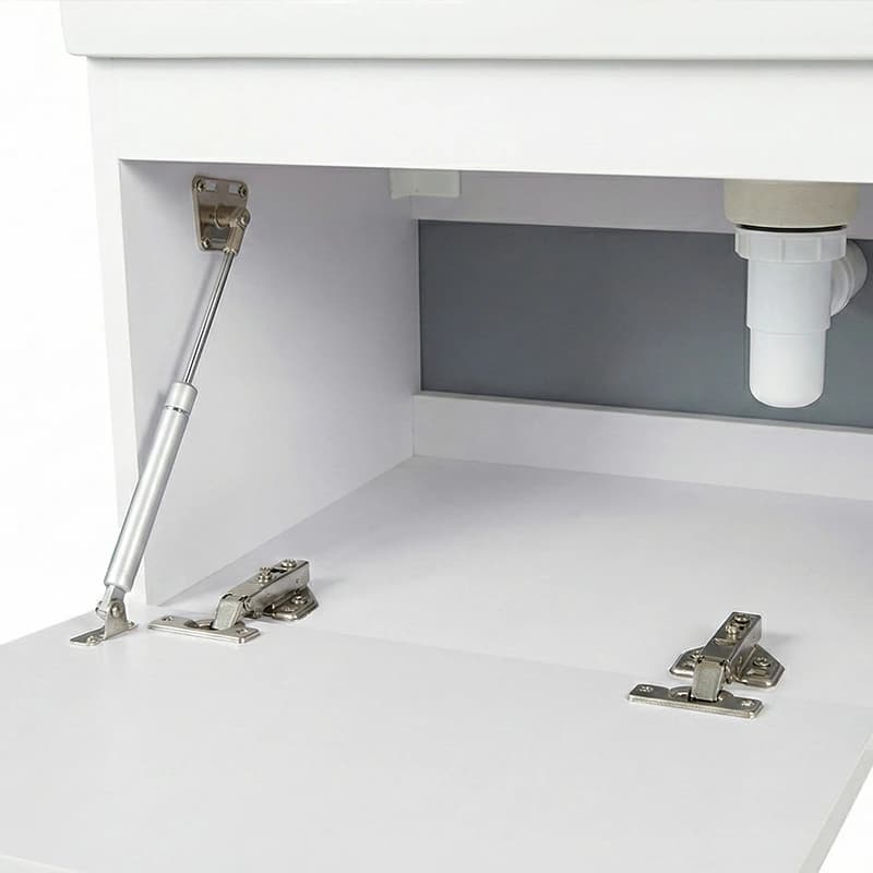 ست کابینت و روشویی دیواری دلفین مدل Flat-7040 | سفید | گارانتی اصالت و سلامت فیزیکی کالا — تصویر ۸