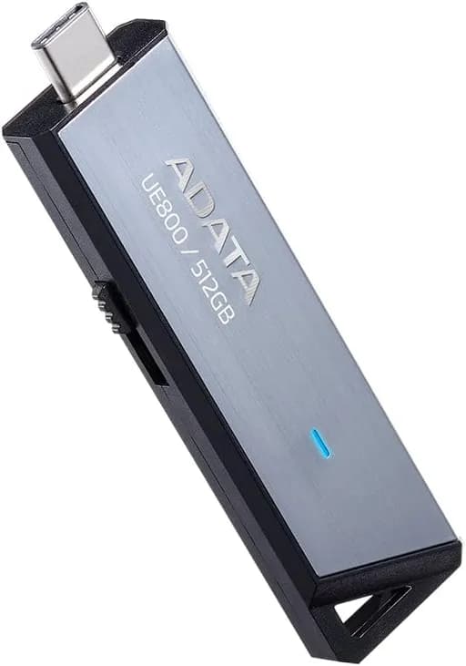 فلش مموری 128 گیگابایت ای دیتا مدل Adata UE800 USB 3.2 Type-C با گارانتی 60 ماهه شرکتی — تصویر ۲