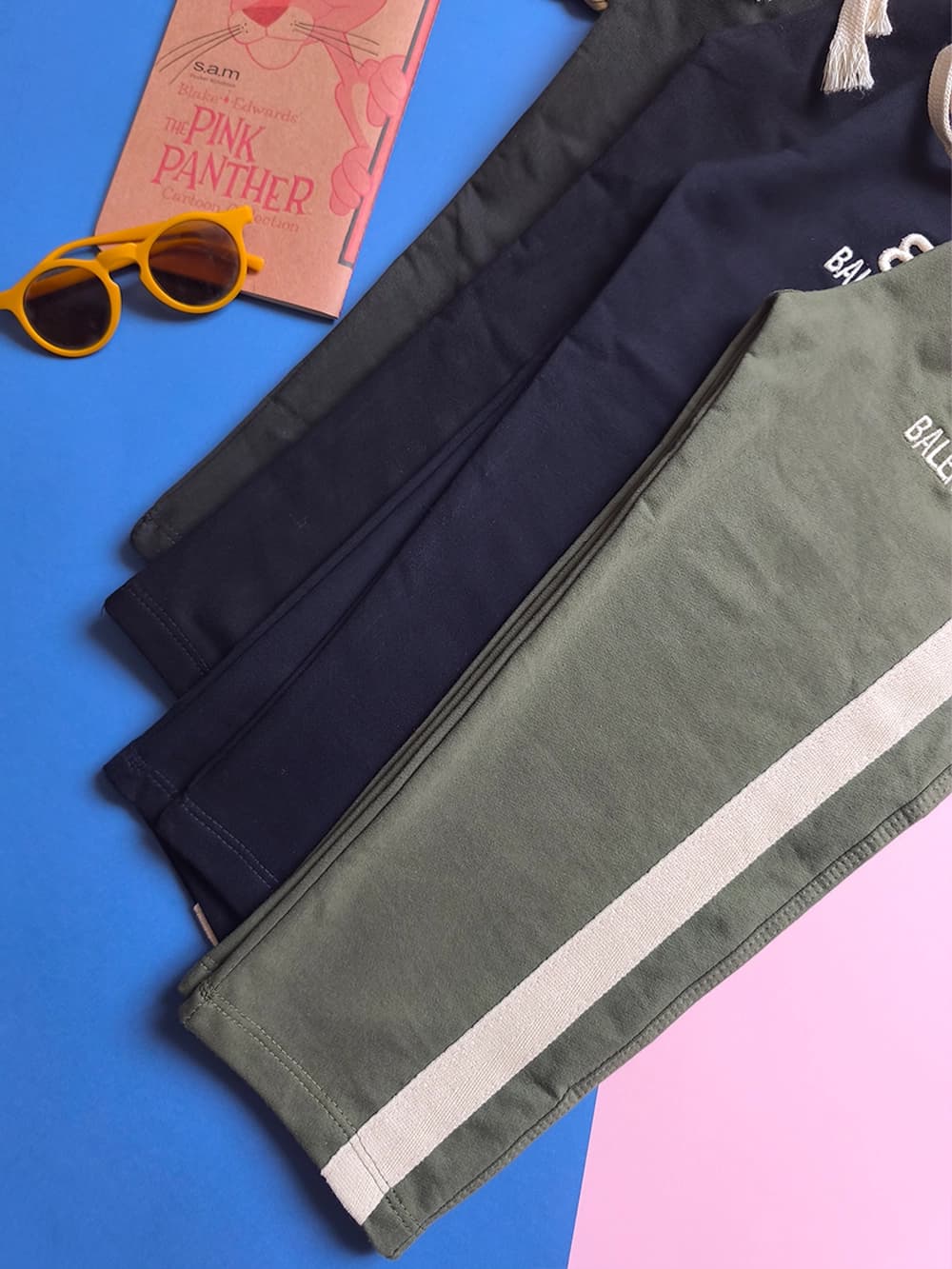 شلوار اسلش نیم بگ طرح Balenciaga دخترانه پسرانه — تصویر ۲