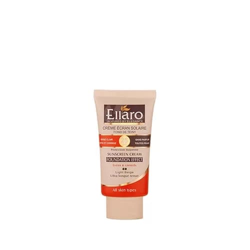کرم ضد آفتاب الارو سری Foundation Effect با SPF 25 مناسب انواع پوست 40 میل (بژ طبیعی)
