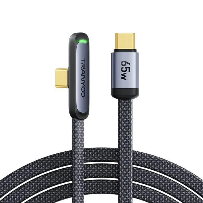 کابل تبدیل USB-C ترانیو مدل CC-3 طول 1.2 متر