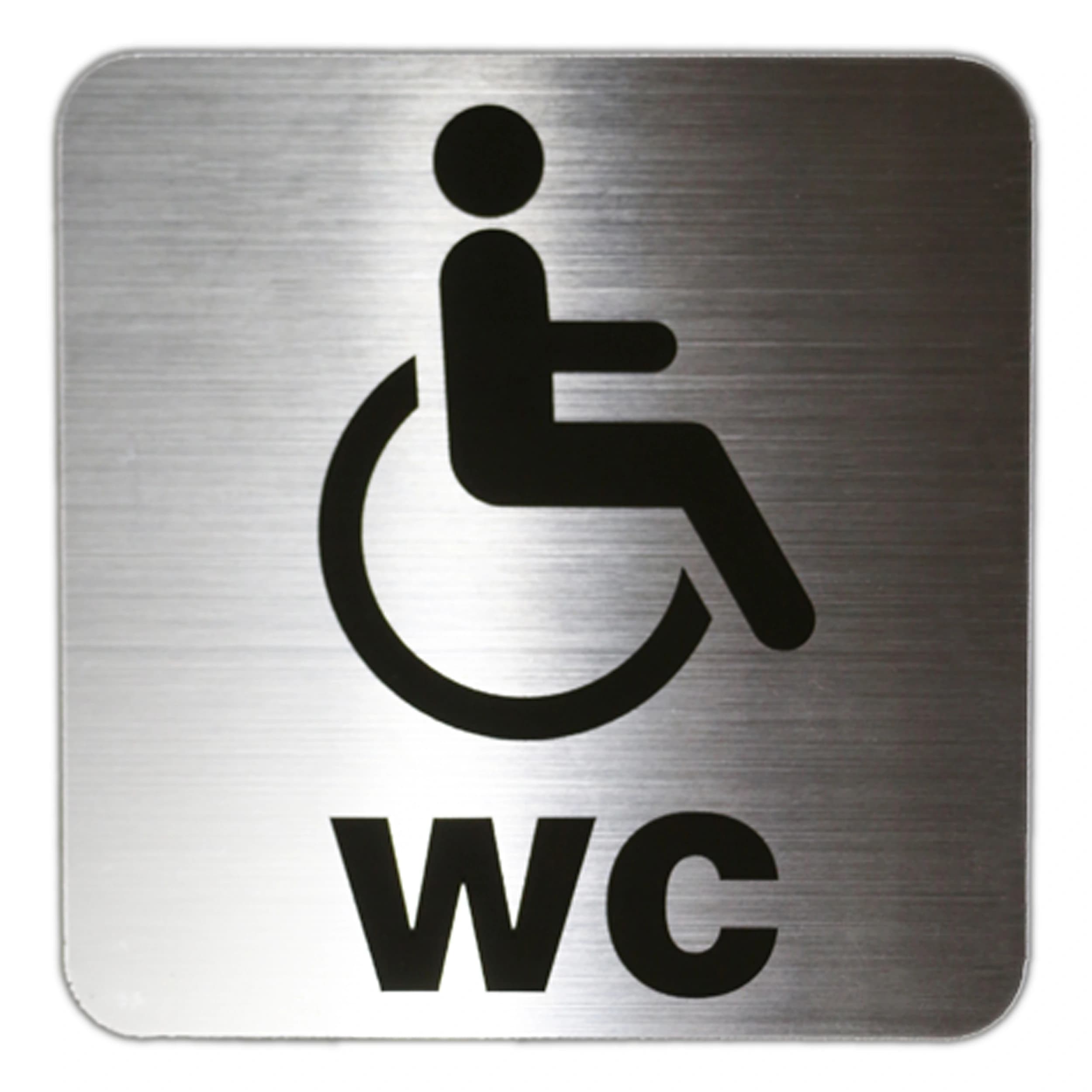 تابلو نشانگر دلفین طرح wc کد 66 | کروم |