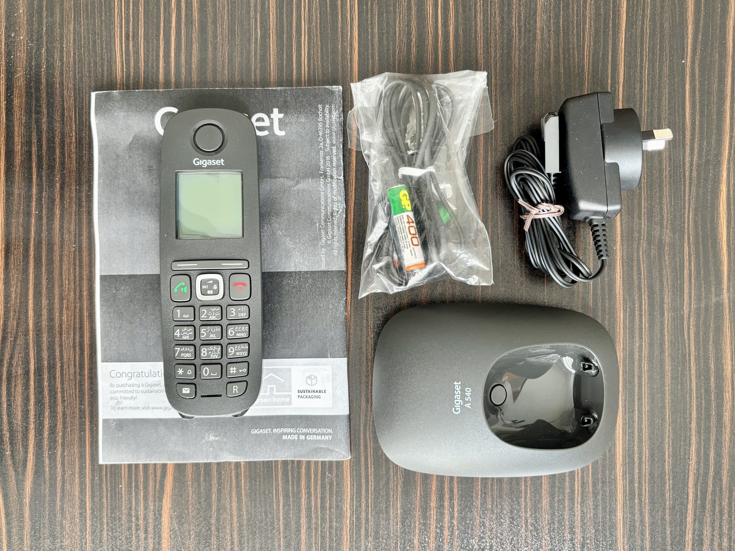 گوشی تلفن بی سیم گیگاست مدل A540 ( کالای نمایشگاهی ) — تصویر ۲