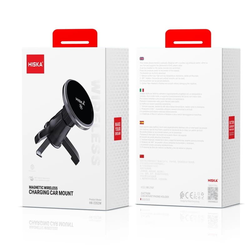 هولدر و شارژر وایرلس 15 وات هیسکا HK-2352W — تصویر ۷