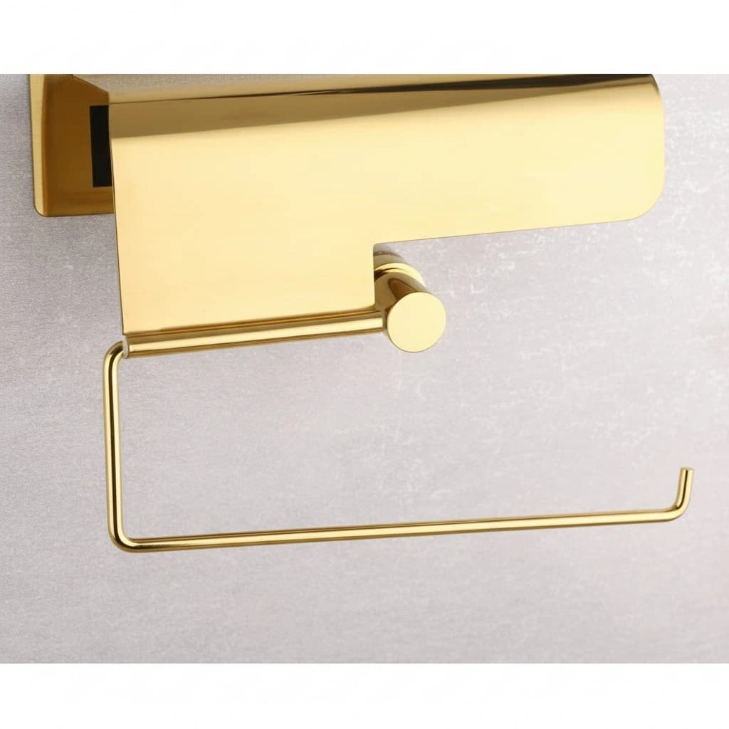 پایه رول دستمال کاغذی دلفین مدل G-Kb-2530 | طلایی | گارانتی اصالت و سلامت فیزیکی کالا — تصویر ۳