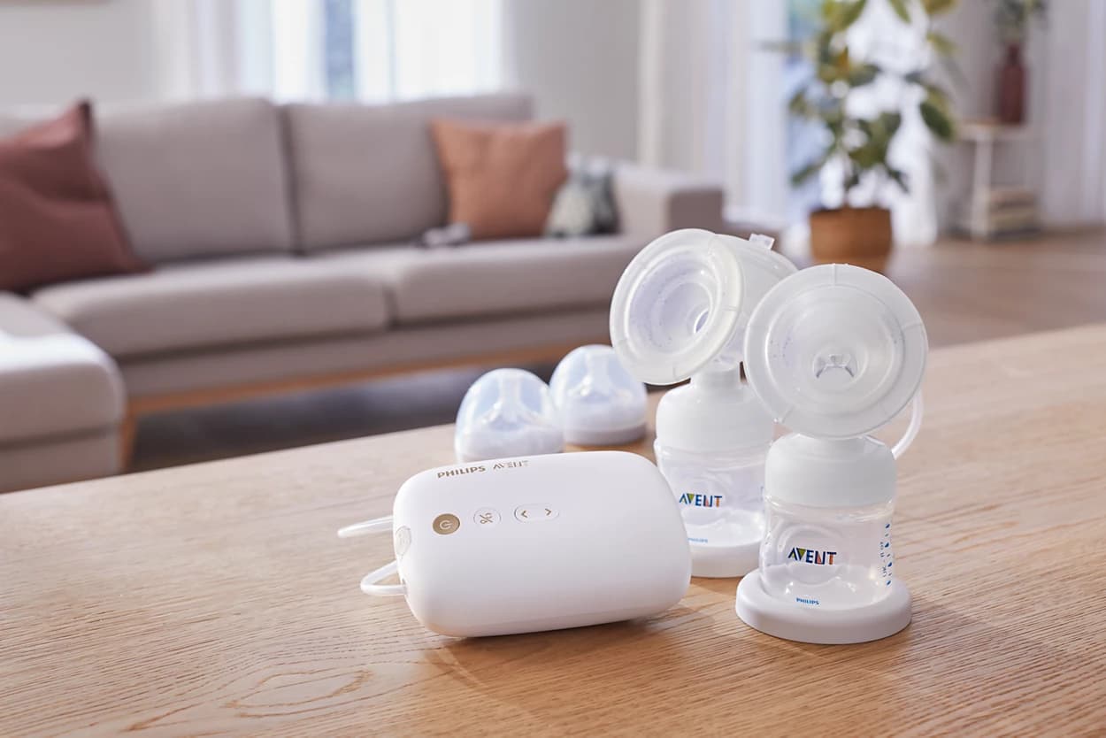 شیردوش برقی دوقلو فیلیپس اونت PHILIPS AVENT مدل SCF394/11 — تصویر ۳