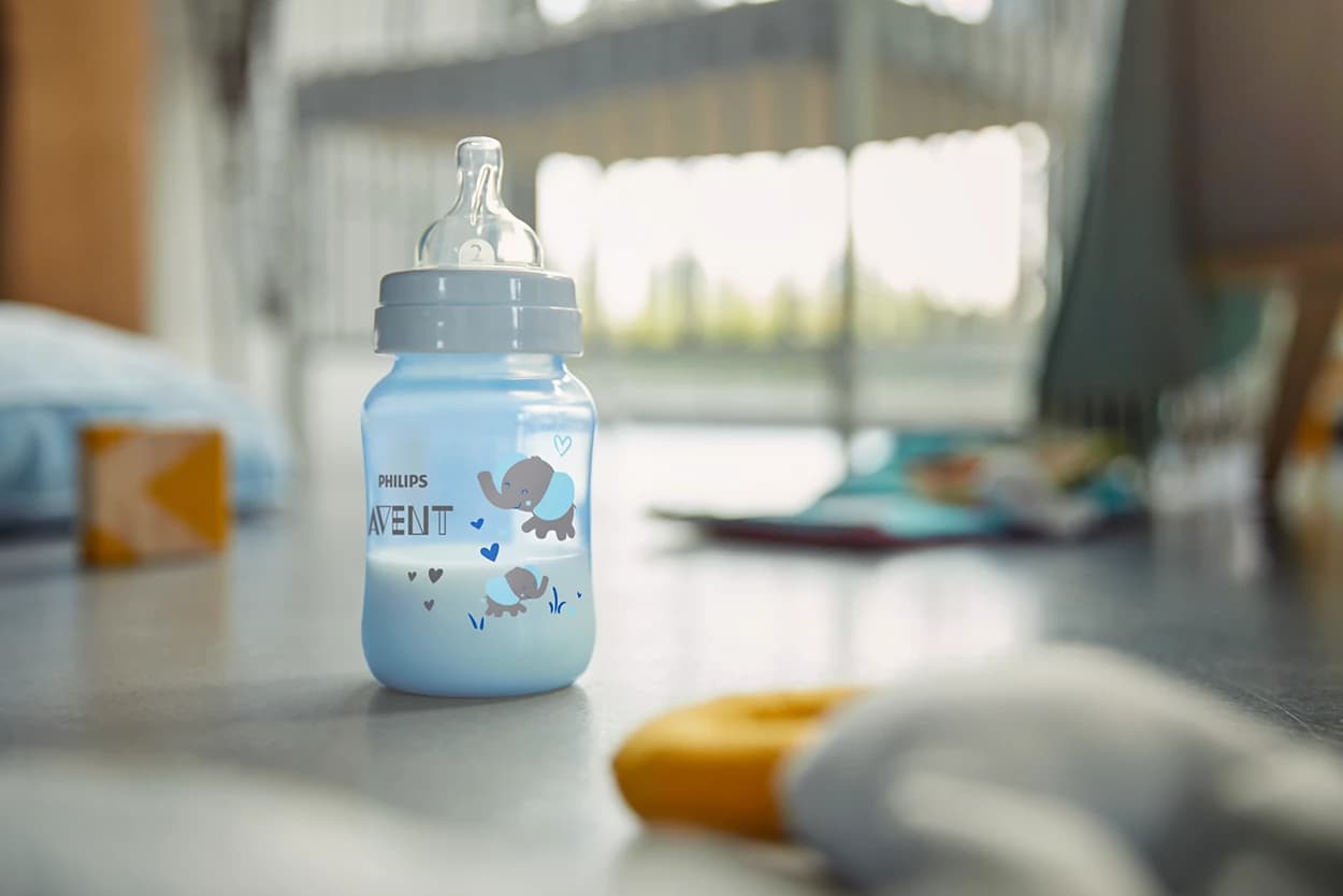 شیشه شیر کلاسیک ۲۶۰ میلی‌لیتر فیلیپس اونت PHILIPS AVENT سری AntiColic – طرح فیل — تصویر ۳