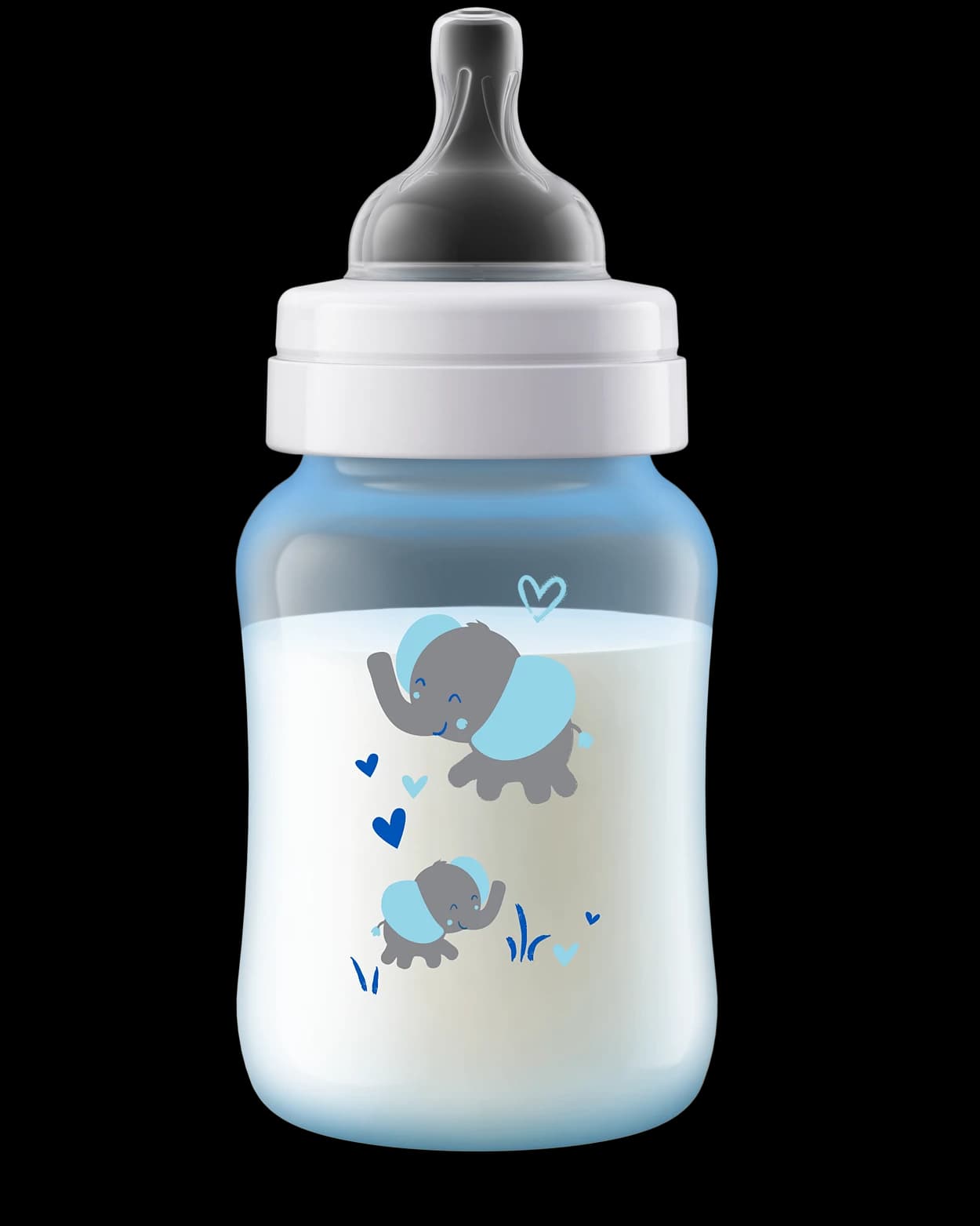 شیشه شیر کلاسیک ۲۶۰ میلی‌لیتر فیلیپس اونت PHILIPS AVENT سری AntiColic – طرح فیل — تصویر ۶