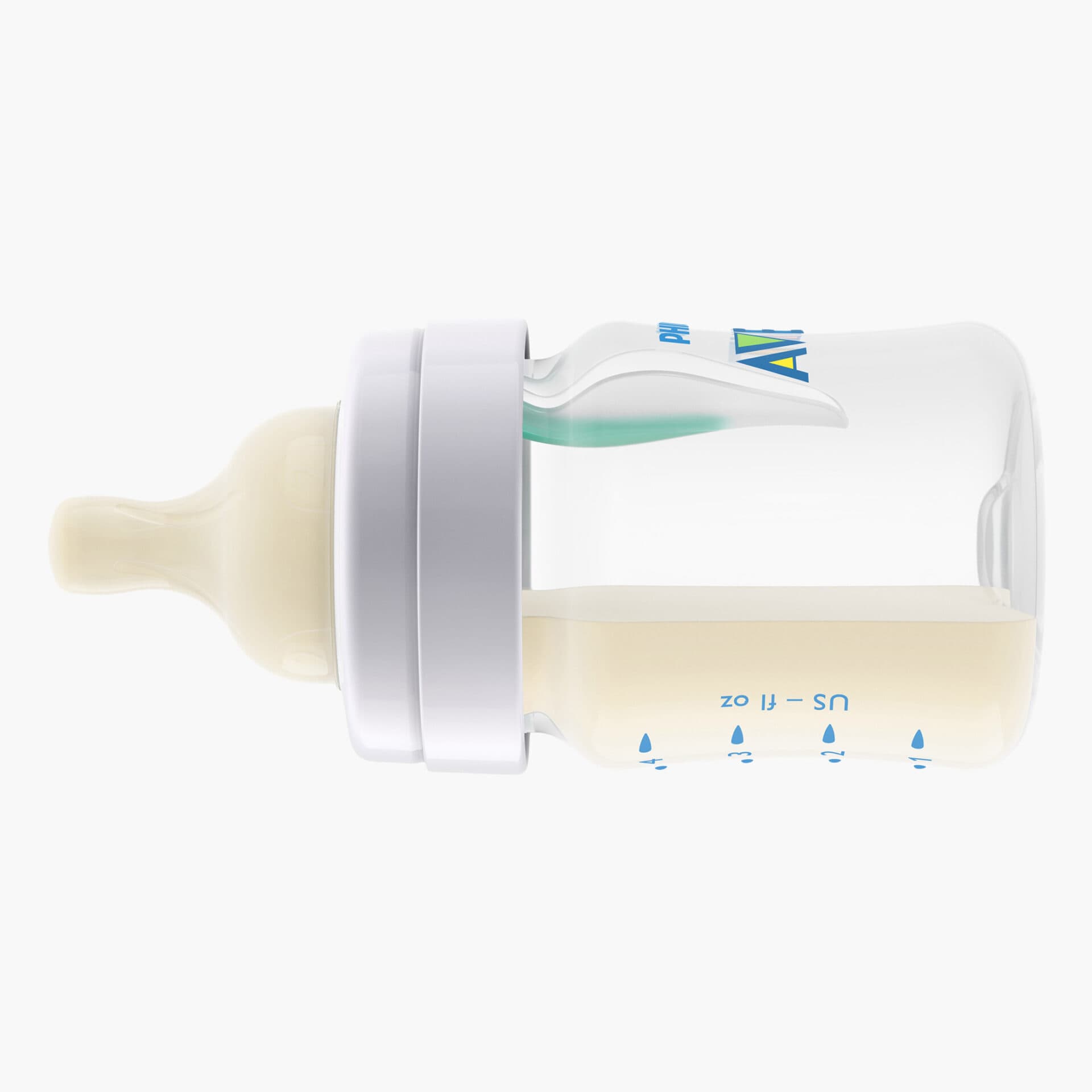 شیشه شیر کلاسیک ۱۲۵ میلیلیتر دوتایی با سوپاپ AirFree فیلیپس اونت سری AntiColic — تصویر ۹