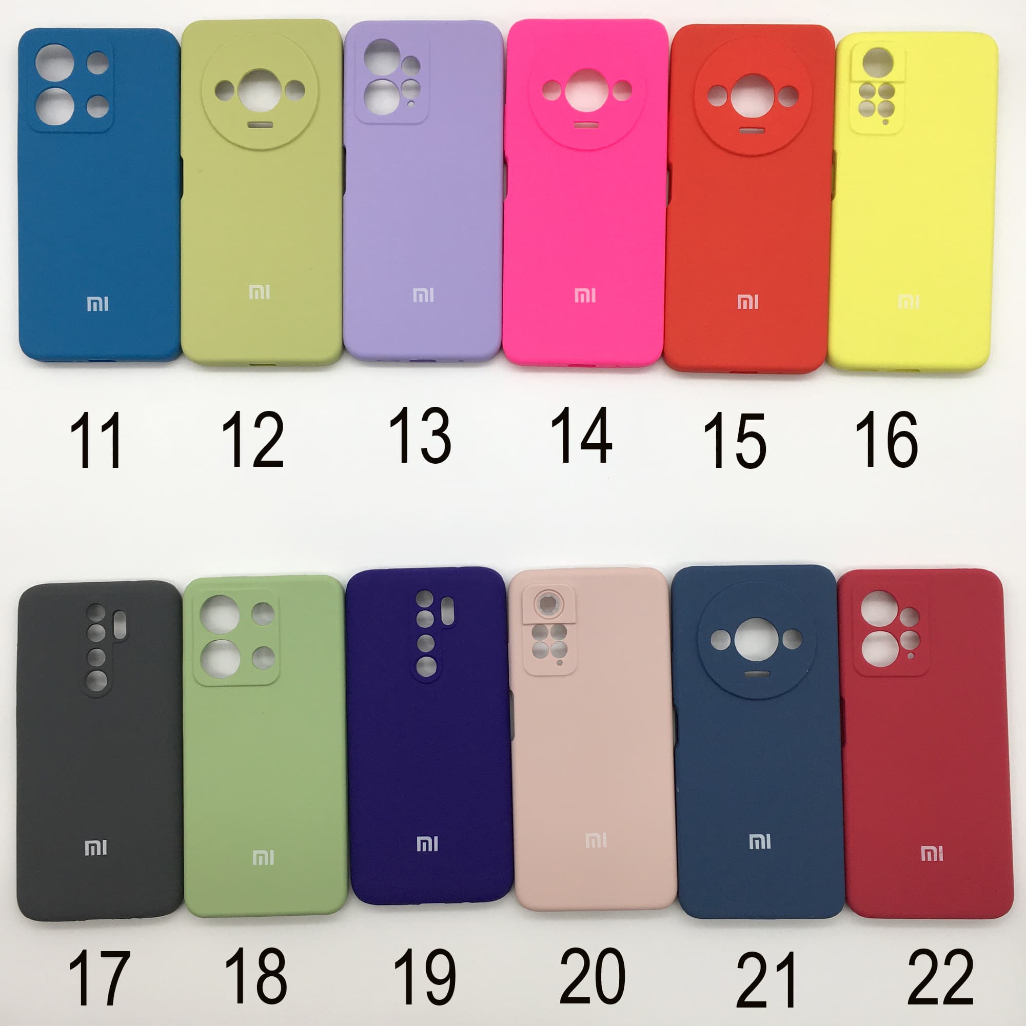 گارد سیلیکون اورجینال شیائومی NOTE12 G4 (رنگبندی متنوع)(کد604) — تصویر ۴