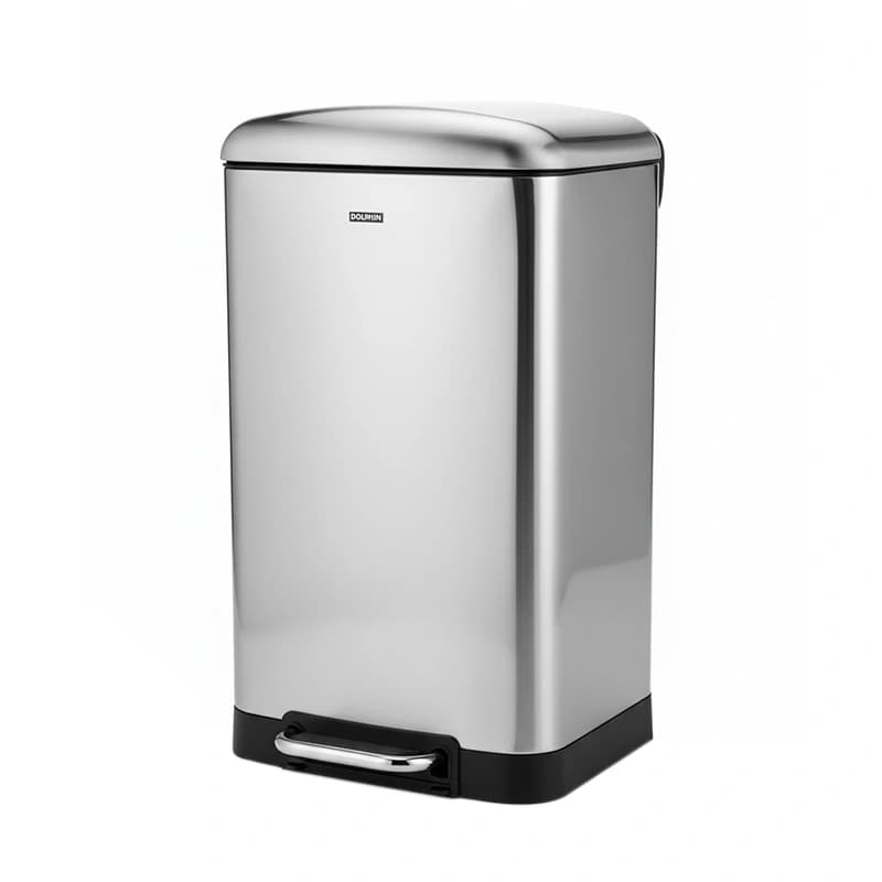 سطل زباله پدالی دلفین مدل ss-L40-3040 گنجایش 40 لیتر