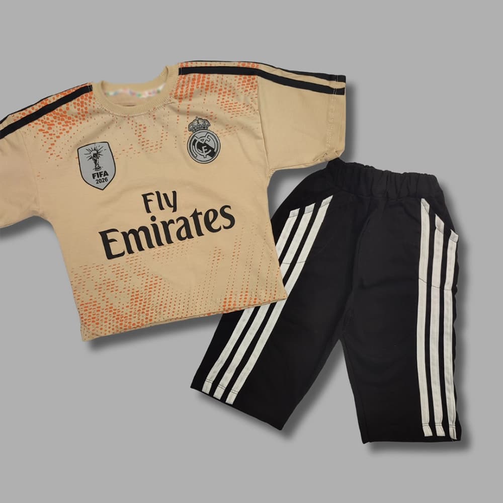 تیشرت شلوارک کیت رئال مادرید امباپه Mbappé Emirates — تصویر ۷