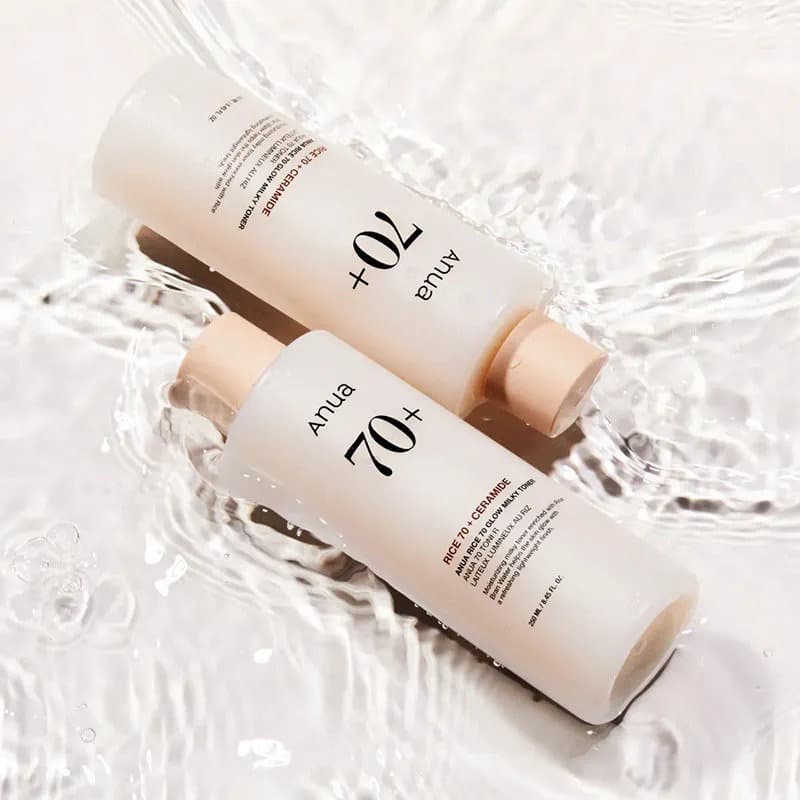 تونر Anua Rice 70 Glow Milky Toner 250 میلی لیتر — تصویر ۲
