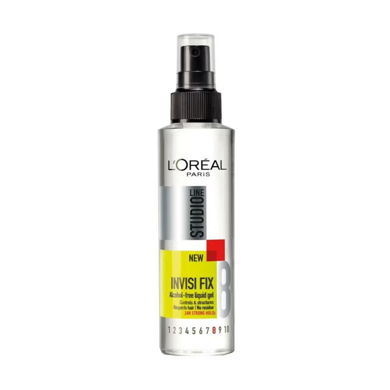 LOreal Studio Line Invisi Fix 8 Liquid Gel Spray 150 میلیلیتر