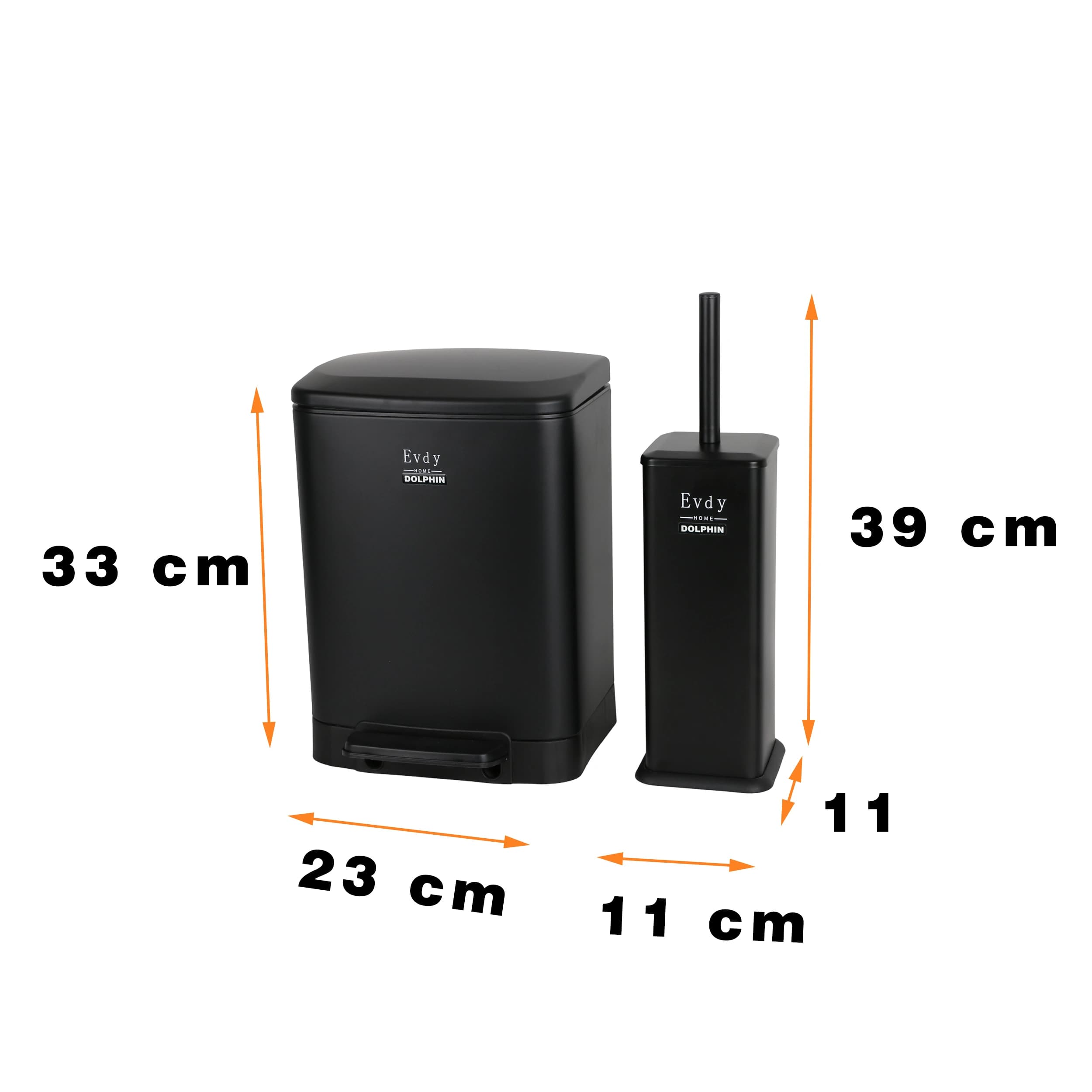 ست سطل و فرچه دلفین مدل Evd-226-6lt — تصویر ۲