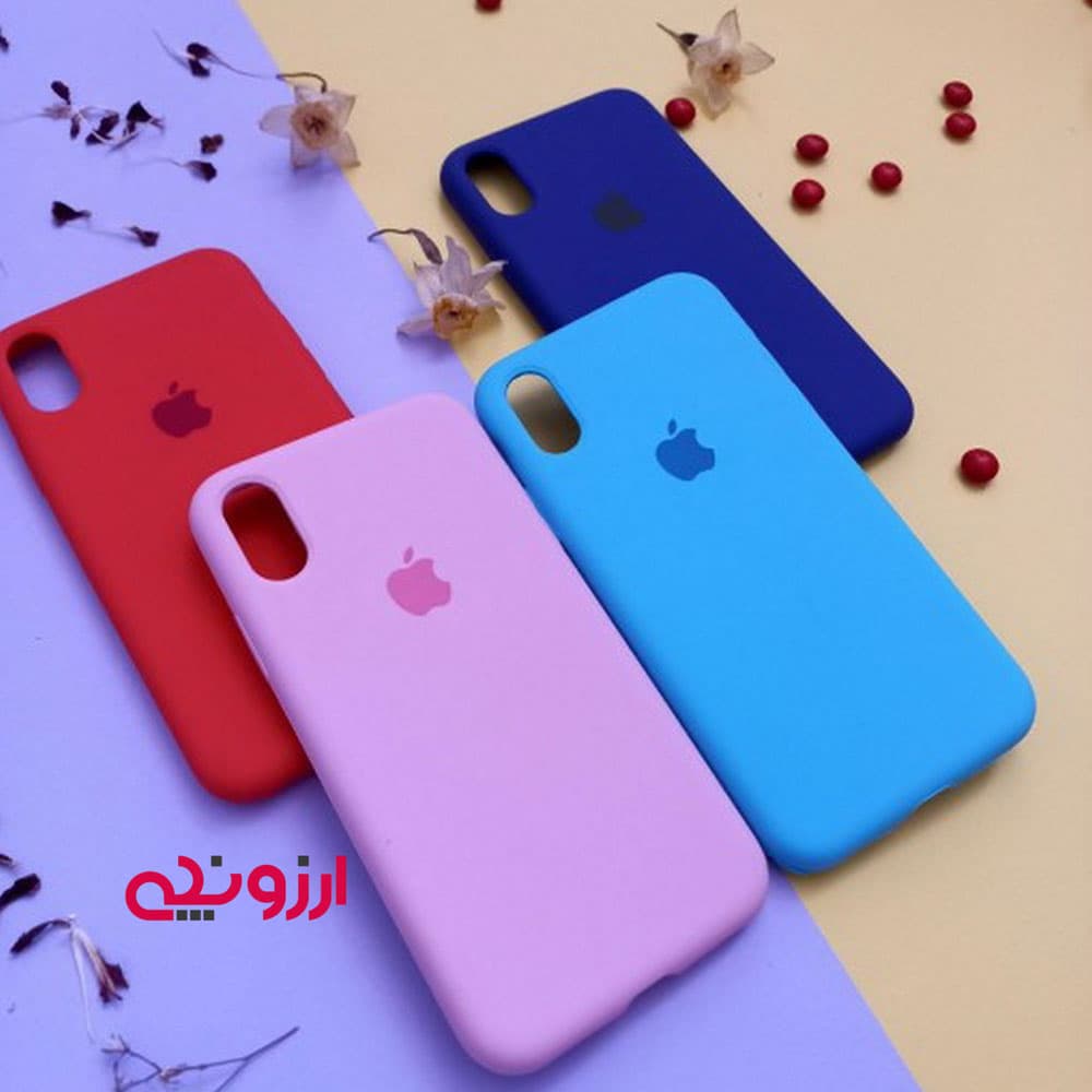 گارد سیلیکونی اورجینال آیفون Xsmax (رنگبندی متنوع)(کد602) — تصویر ۲