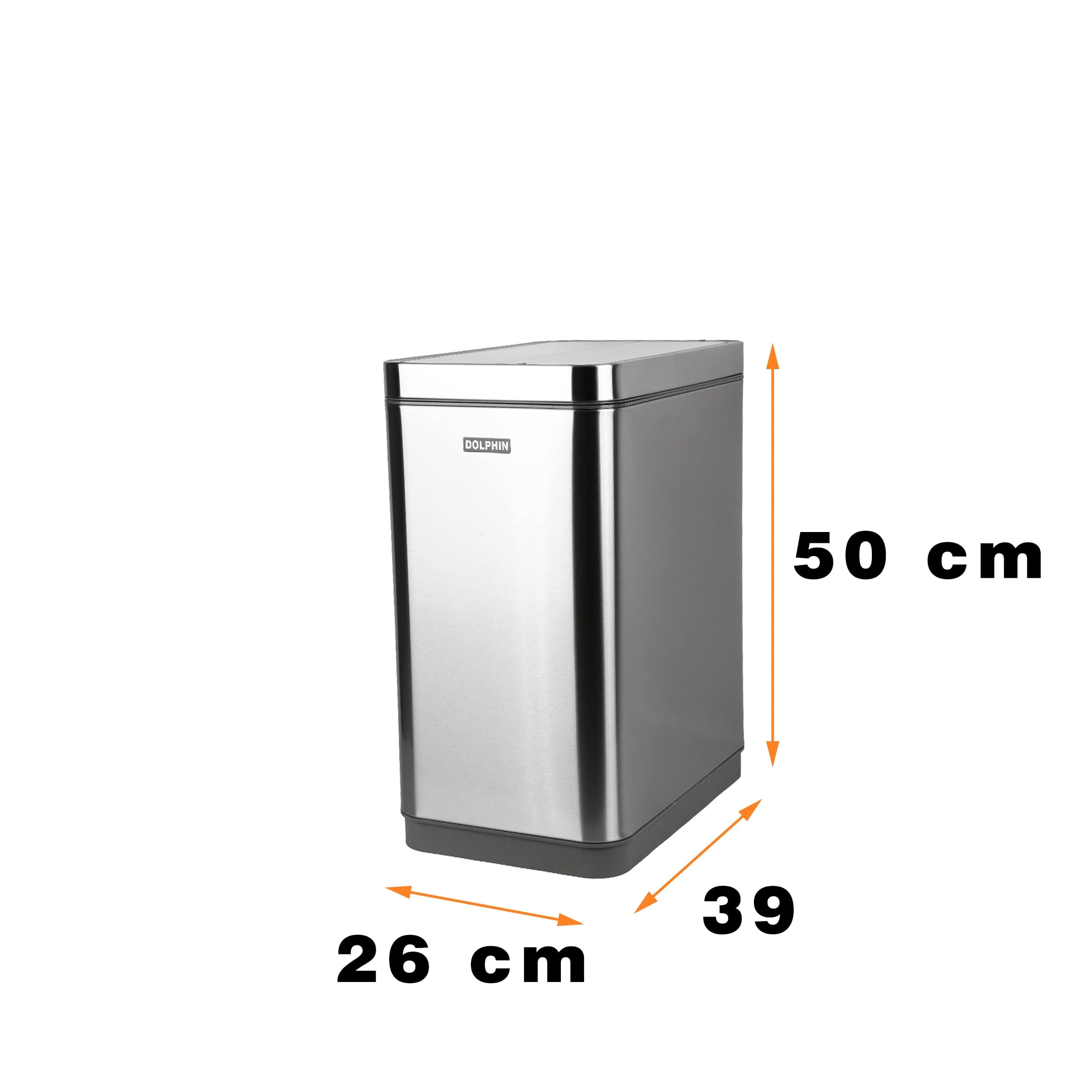 سطل زباله دلفین مدل اتوماتیک کد EV-8821- 20 litr — تصویر ۲