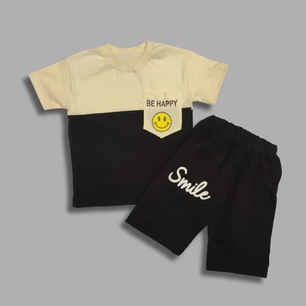 تیشرت شلوارک پسرانه طرح Emoji — تصویر ۶