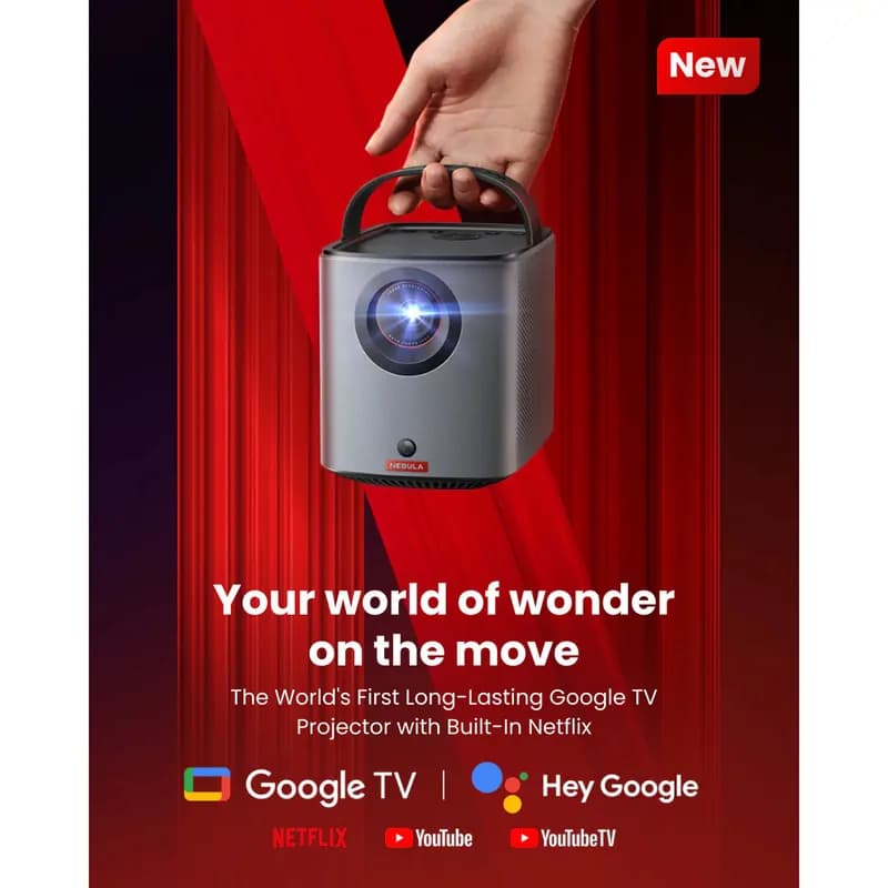 ویدئو پروژکتور پورتابل انکر نبولا NEBULA Mars 3 Air Projector مدل D2325 — تصویر ۴