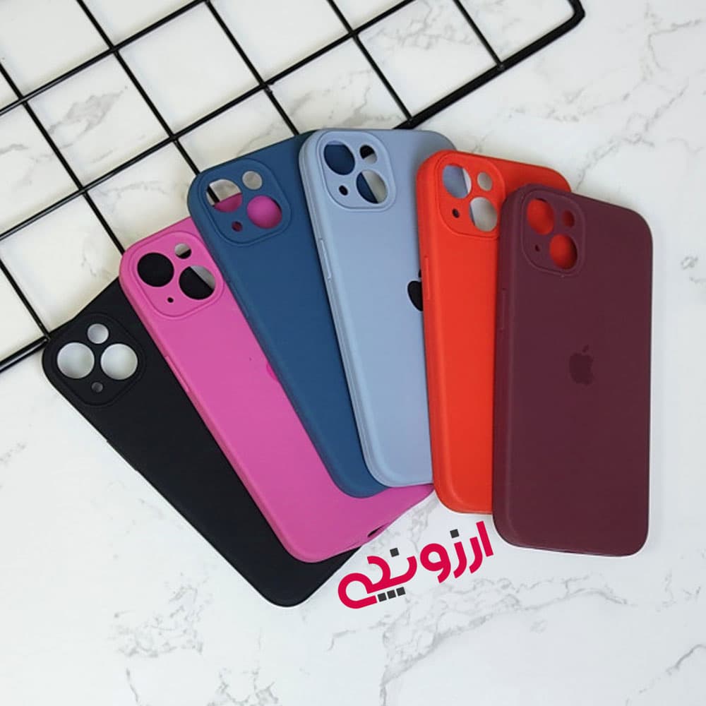 گارد سیلیکونی اورجینال آیفون 13 (رنگبندی متنوع)(کد602) — تصویر ۲