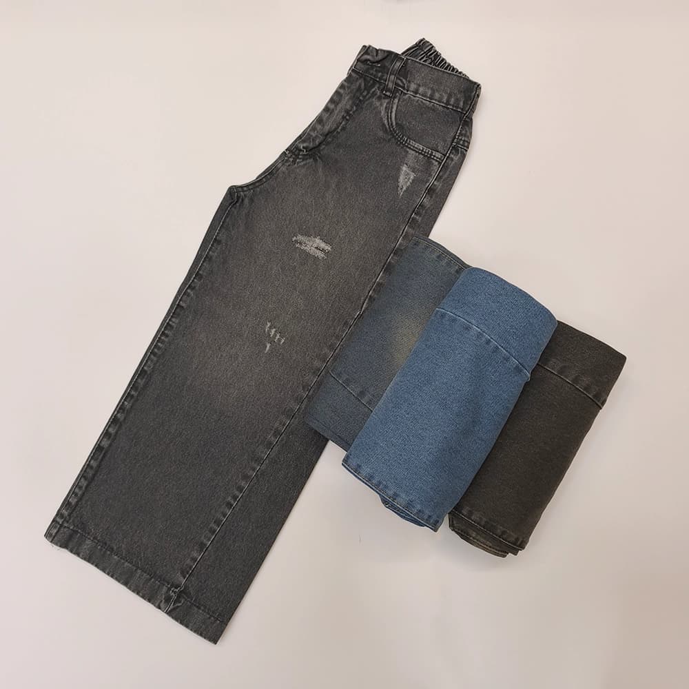 شلوار جین دخترانه فول بگ Simple Bag