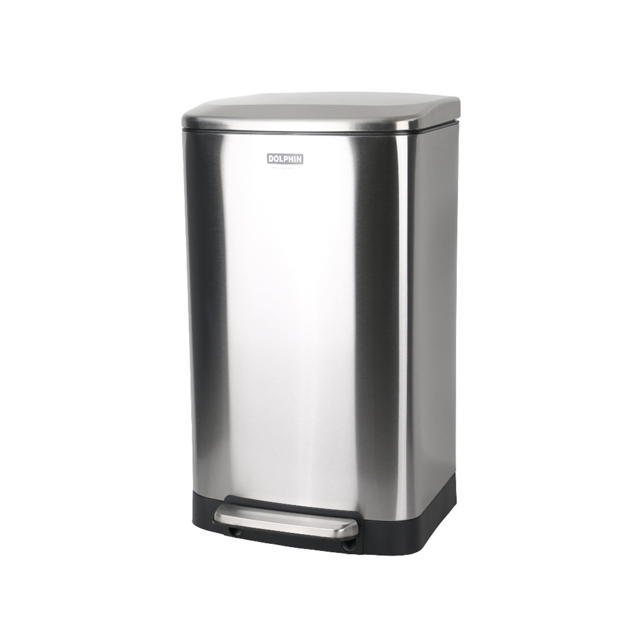 سطل زباله پدالی دلفین مدل Ev-250-30 | استیل |