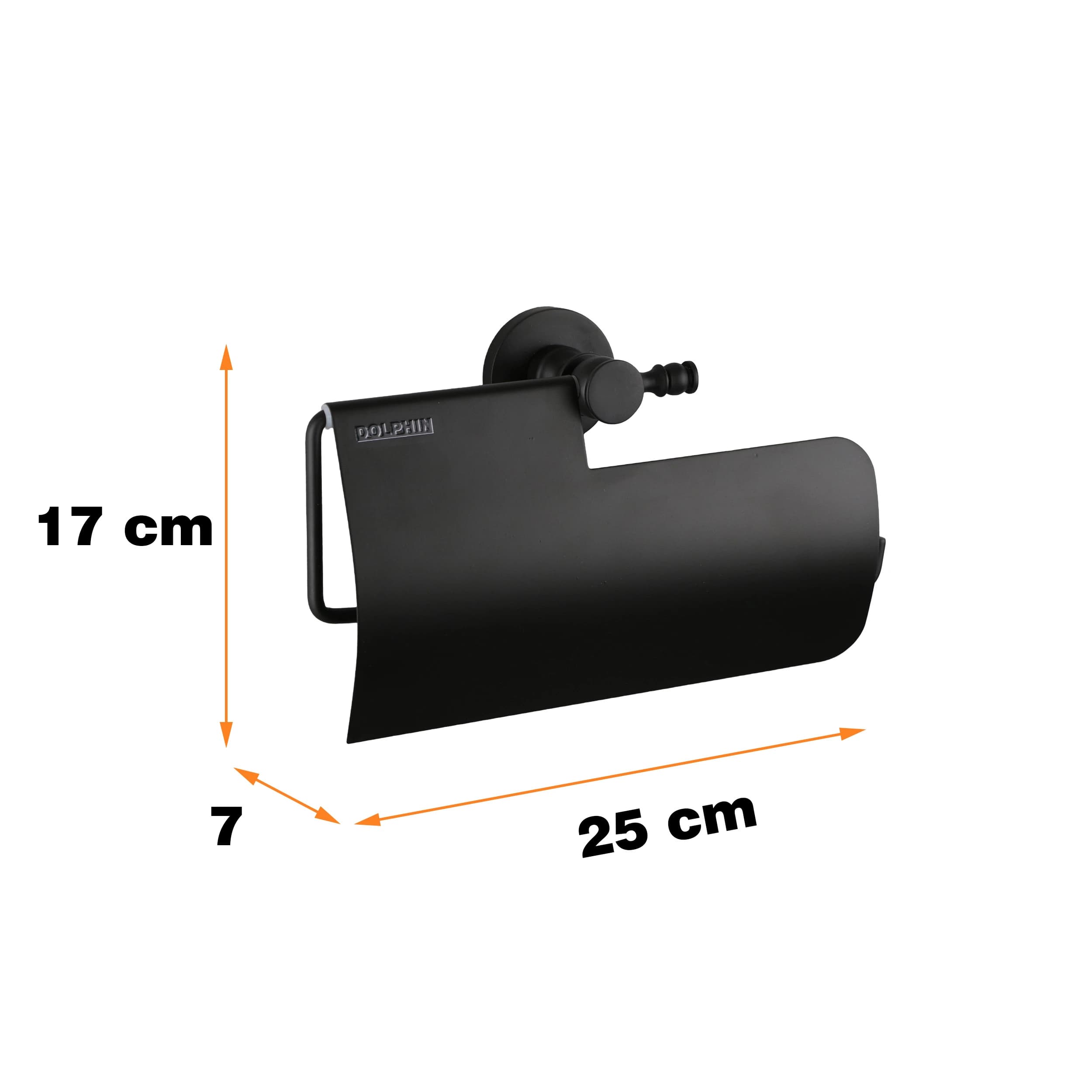 پایه رول دستمال کاغذی دلفین مدل JX-rolcover-L-BL | مشکی | گارانتی اصالت و سلامت فیزیکی کالا — تصویر ۲