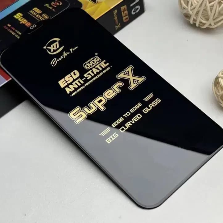 گلس گوشی سامسونگ A70 مدل Super X | آنتی استاتیک تمام صفحه