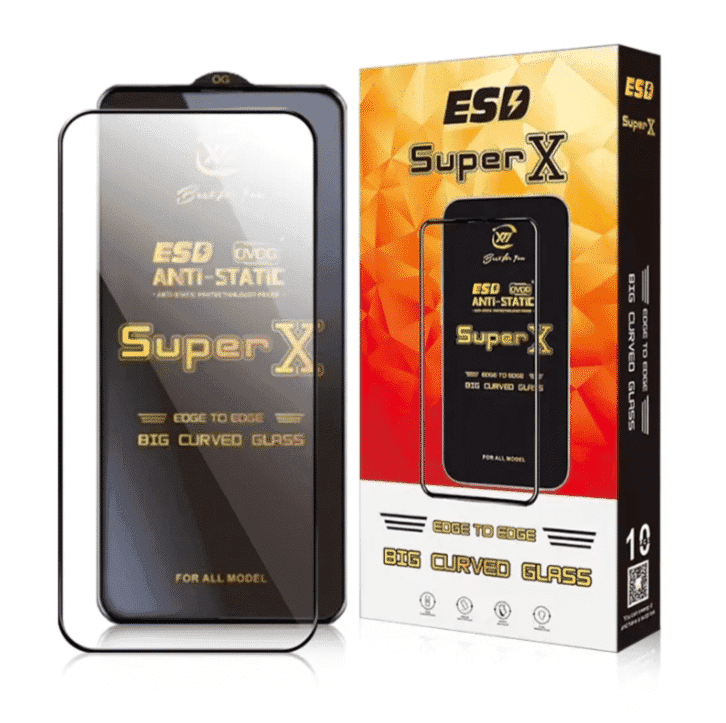 گلس گوشی شیائومی Redmi note 10 4G / note 10s / note 11 / note 11s / note 12s / Poco M5s / Poco M4 Pro مدل Super X | آنتی استاتیک تمام صفحه — تصویر ۶