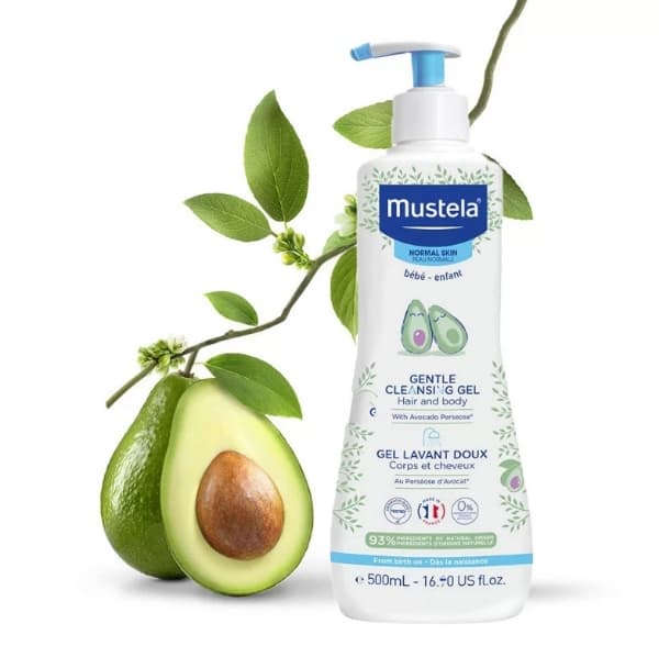 ژل شستشو ملایم سر و بدن کودک ۵۰۰ میل موستلا Mustella — تصویر ۲