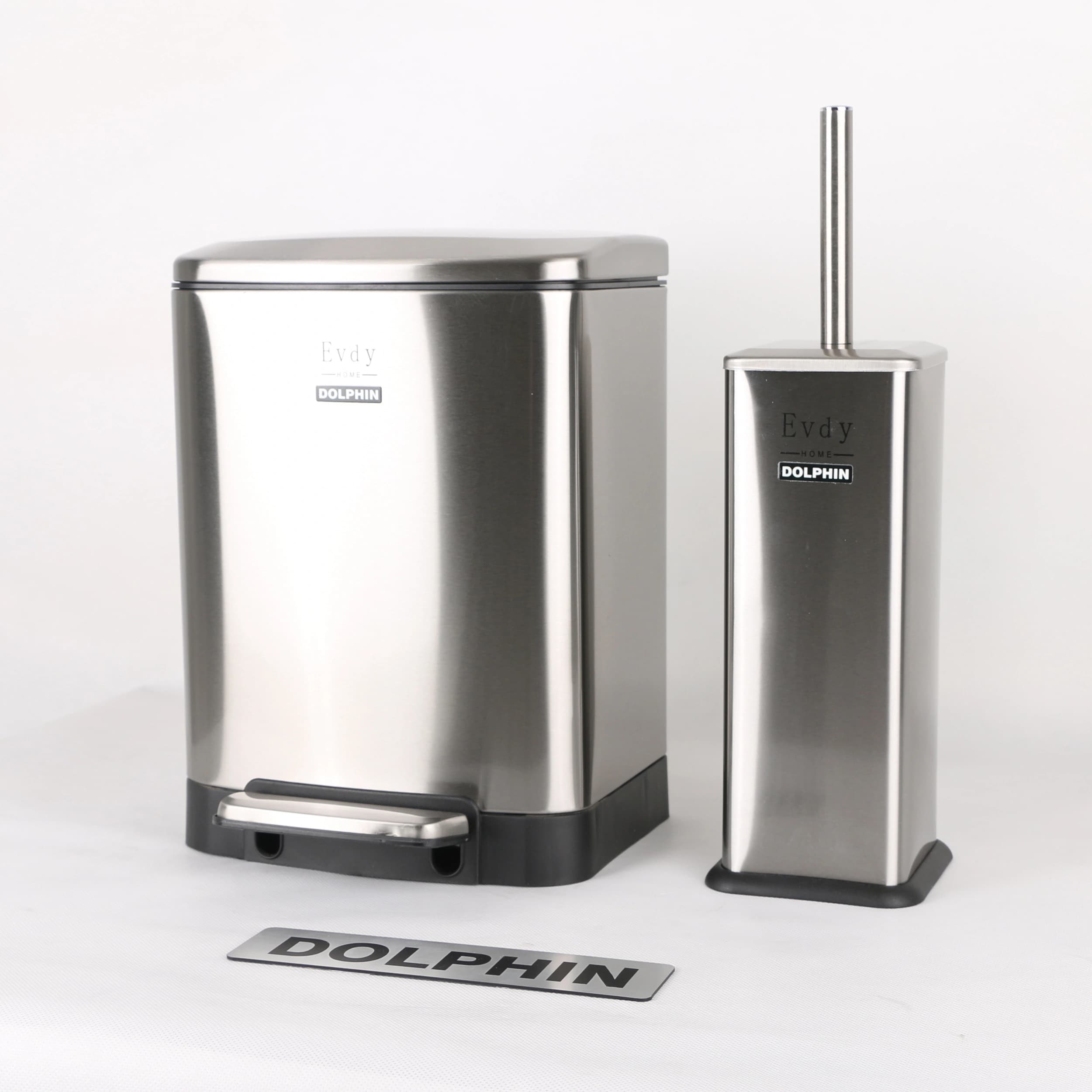 ست سطل و فرچه دلفین مدل Evd-226-6lt-ss | کروم مات | گارانتی اصالت و سلامت فیزیکی کالا — تصویر ۷