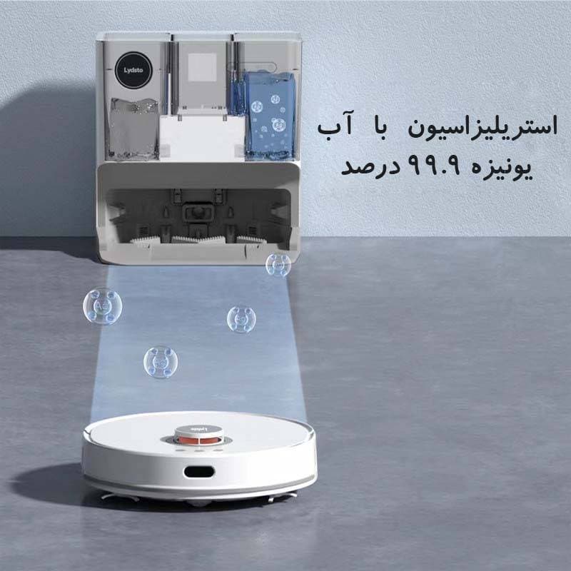 جارو شارژی هوشمند لایدستو مدل Robot W2 — تصویر ۸