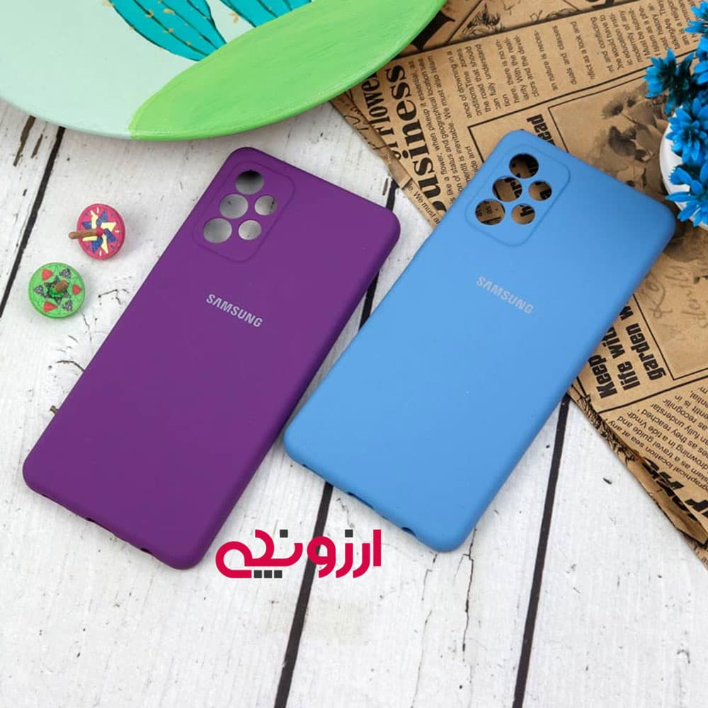 گارد سیلیکونی اورجینال سامسونگ A72 (رنگبندی متنوع)(کد603)