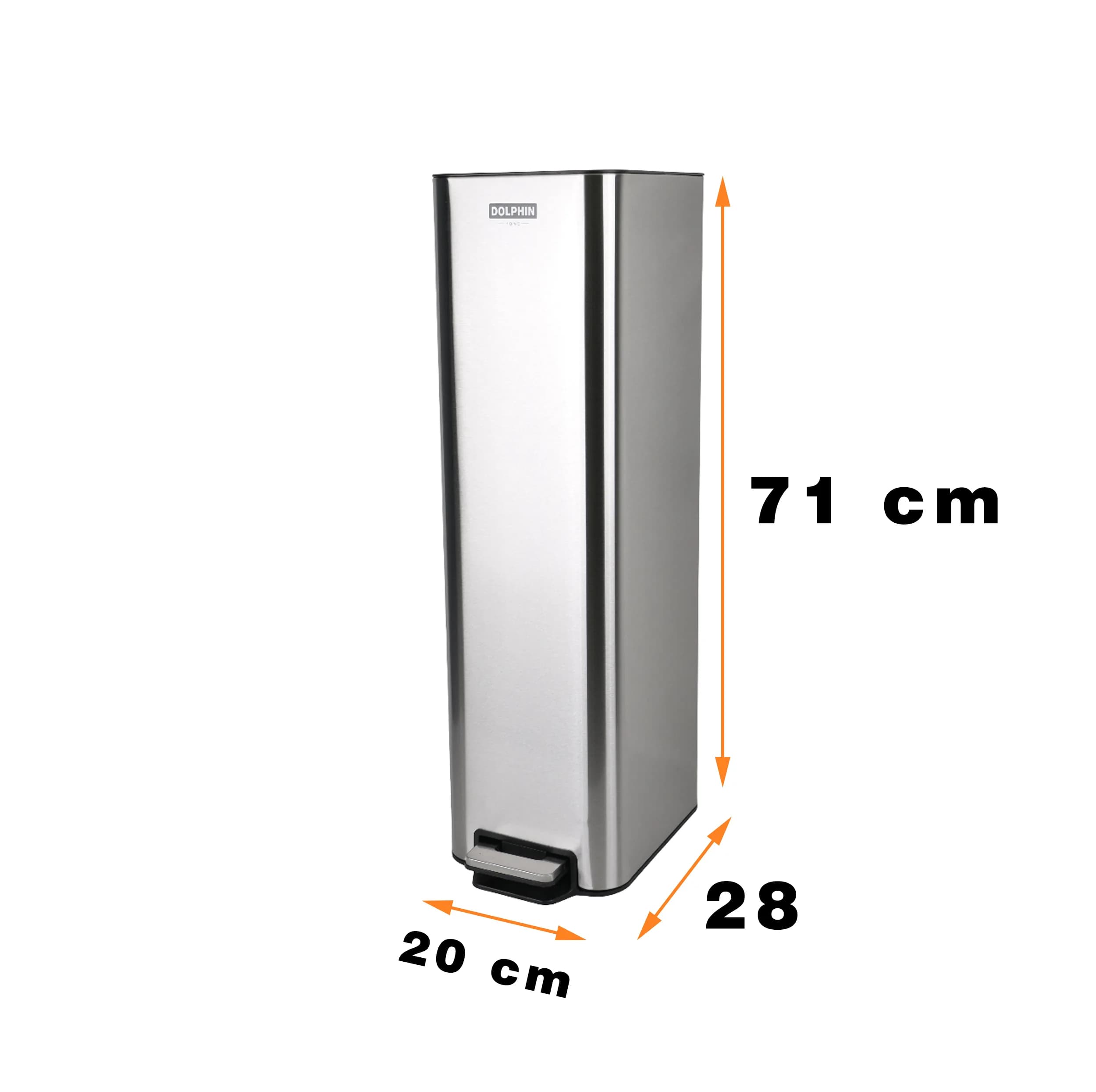 سطل زباله پدالی دلفین کد Ev-7708 گنجایش 20 لیتر — تصویر ۱۰