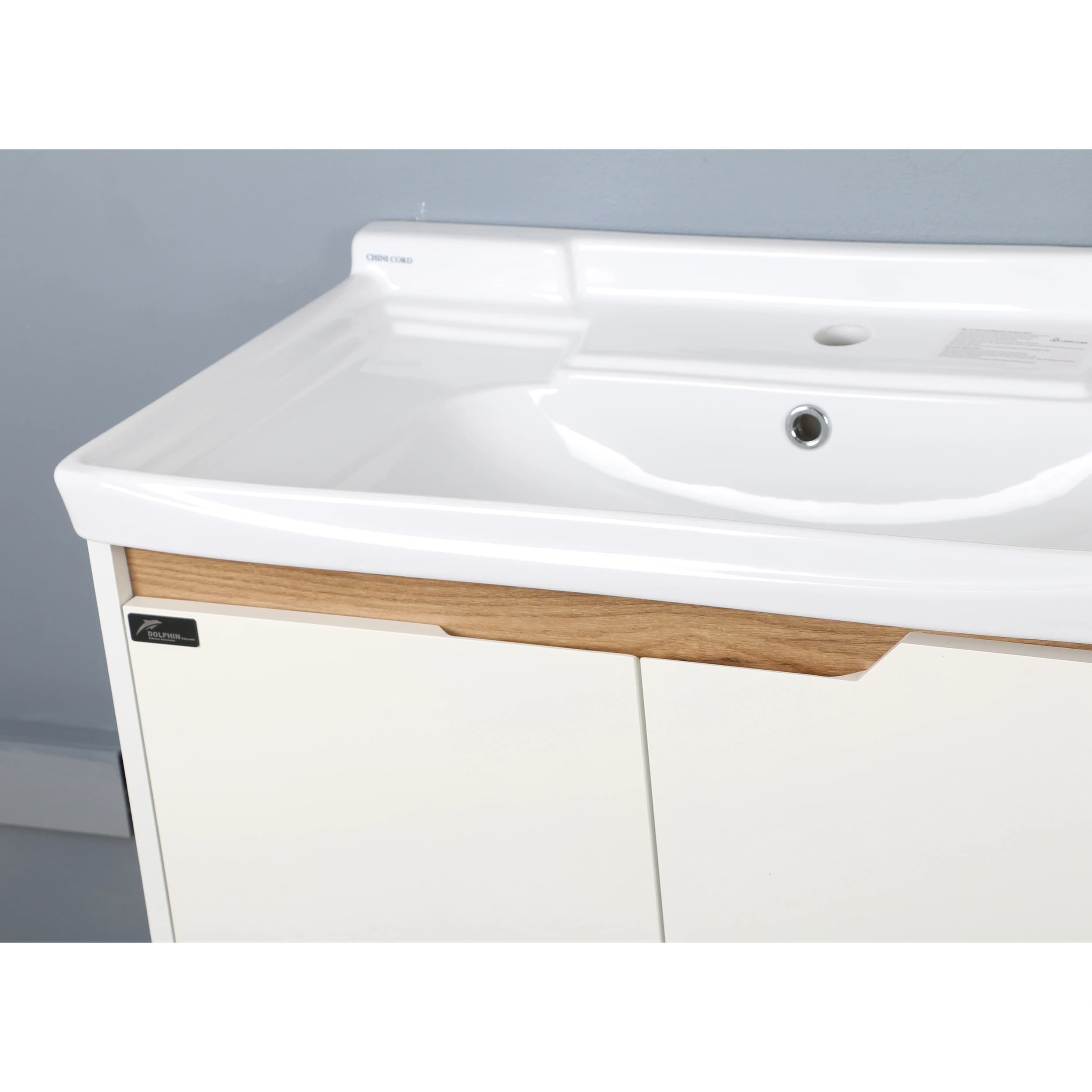 ست کابینت و روشویی دلفین مدل R24-gr به همراه آینه و باکس — تصویر ۴