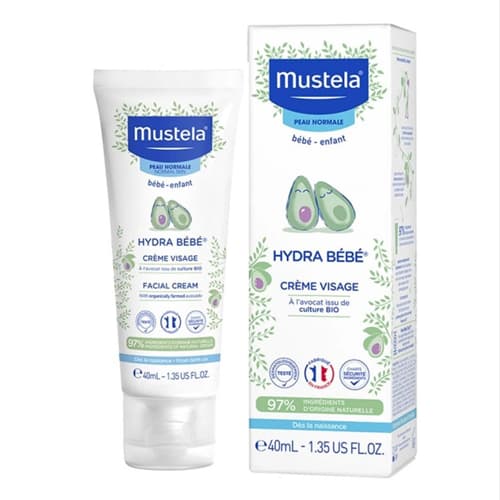 کرم مرطوب کننده صورت کودک هیدرا ب ب ۴۰میل موستلا Mustella