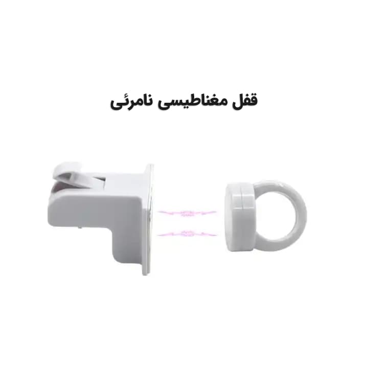 قفل کابینت کودک مگنتی نامرئی مدل ASR830 — تصویر ۵